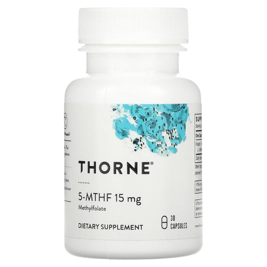 Thorne, 5-MTHF, 15 mg, 30 Capsules